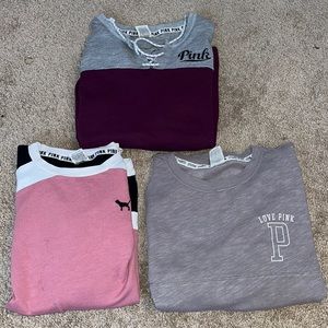Long Sleeve Pink Tees Bundle!